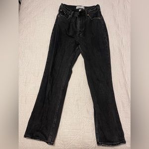 Abercrombie & Fitch Ankle Straight Ultra High Rise Curve Love Size 0